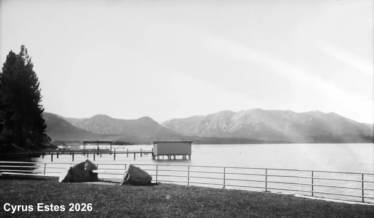 Lake Tahoe. Kodak 3A-C. Ilford RC Paper direct-exposure.