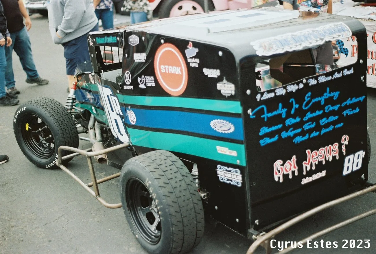Car Show Unknown. Olympus OM-1, Kodak Gold 200 35mm film.