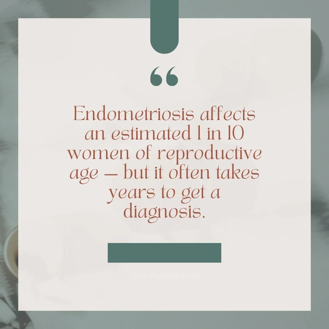 Endometriosis is far more common than most people realize &mdash; affecting 1 in 10 women of reproductive age.
Yet, it often takes years to get a diagnosis. During that time, many women live with pain, fatigue, and unanswered questions.

At Nurture, 