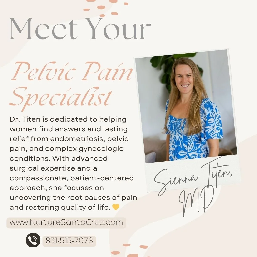 Dr. Sienna Titen brings both skill and heart to her work as a pelvic pain and endometriosis specialist at Nurture.

What drew her to women&rsquo;s health is simple &mdash; too many women were living with pain that was dismissed or misunderstood. She&