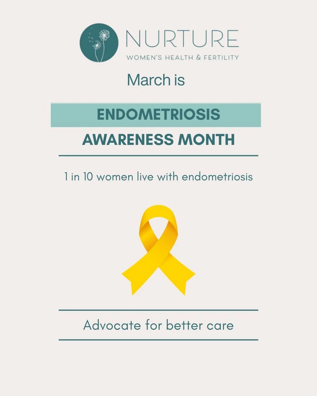 March is Endometriosis Awareness Month, and we want to take a moment to honor every woman who has spent years searching for answers, advocating for herself, and pushing through pain that others too often dismissed as "just a bad period." 

