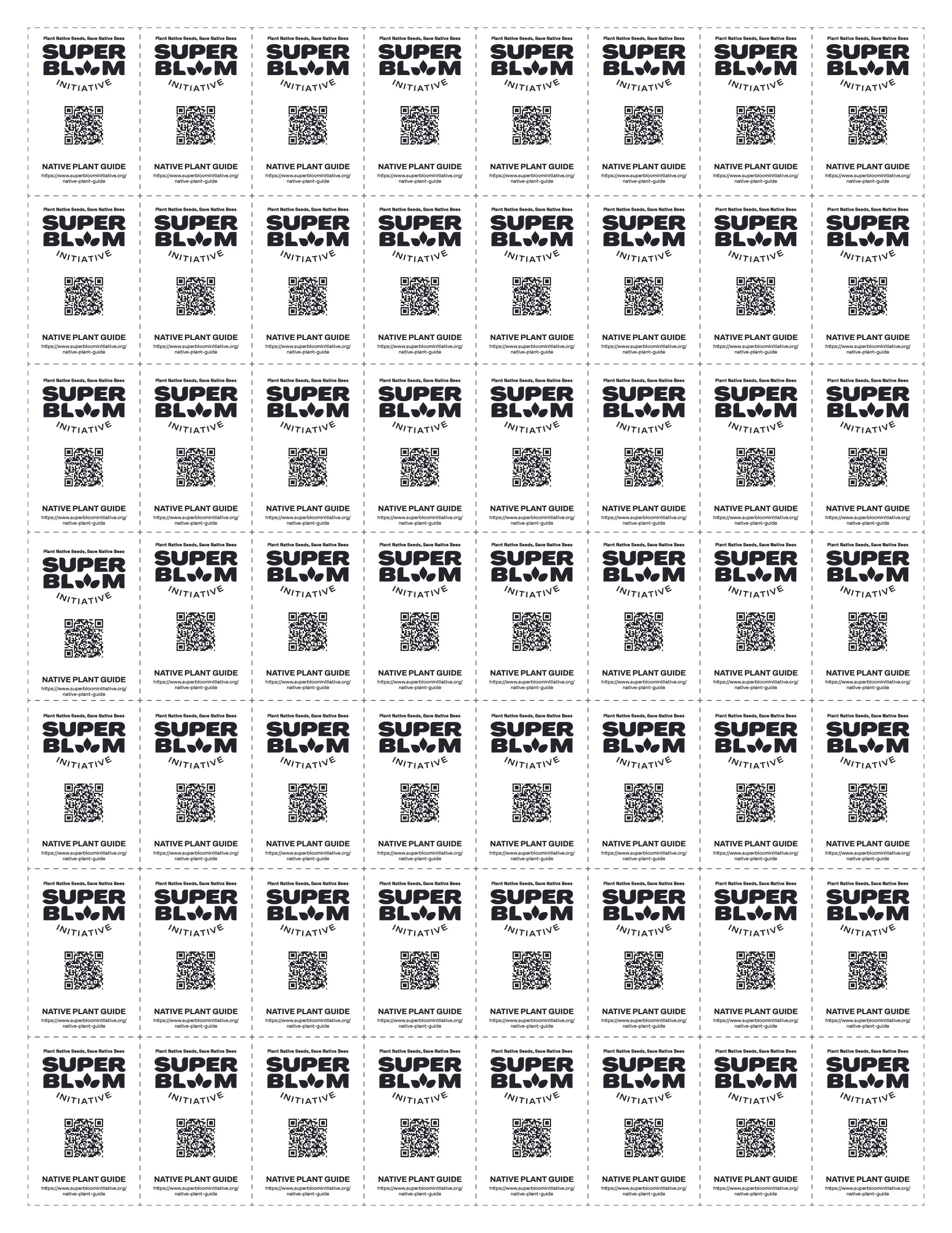 Seed Labels (Print Your Own)