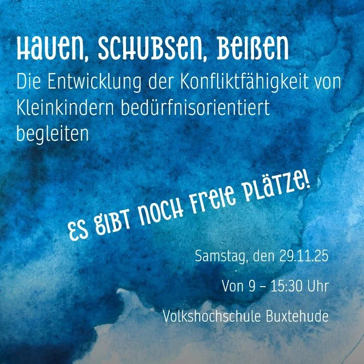 Wer schnell ist kann vielleicht noch einen Platz ergattern :) 
Egal ob du in der Kita oder als Tagespflegeperson arbeitest - und auch Eltern sind herzlich willkommen.

Den Link findet ihr in meiner Bio. 

Bis Samstag! 😊

#krippenp&auml;dagogik #tage