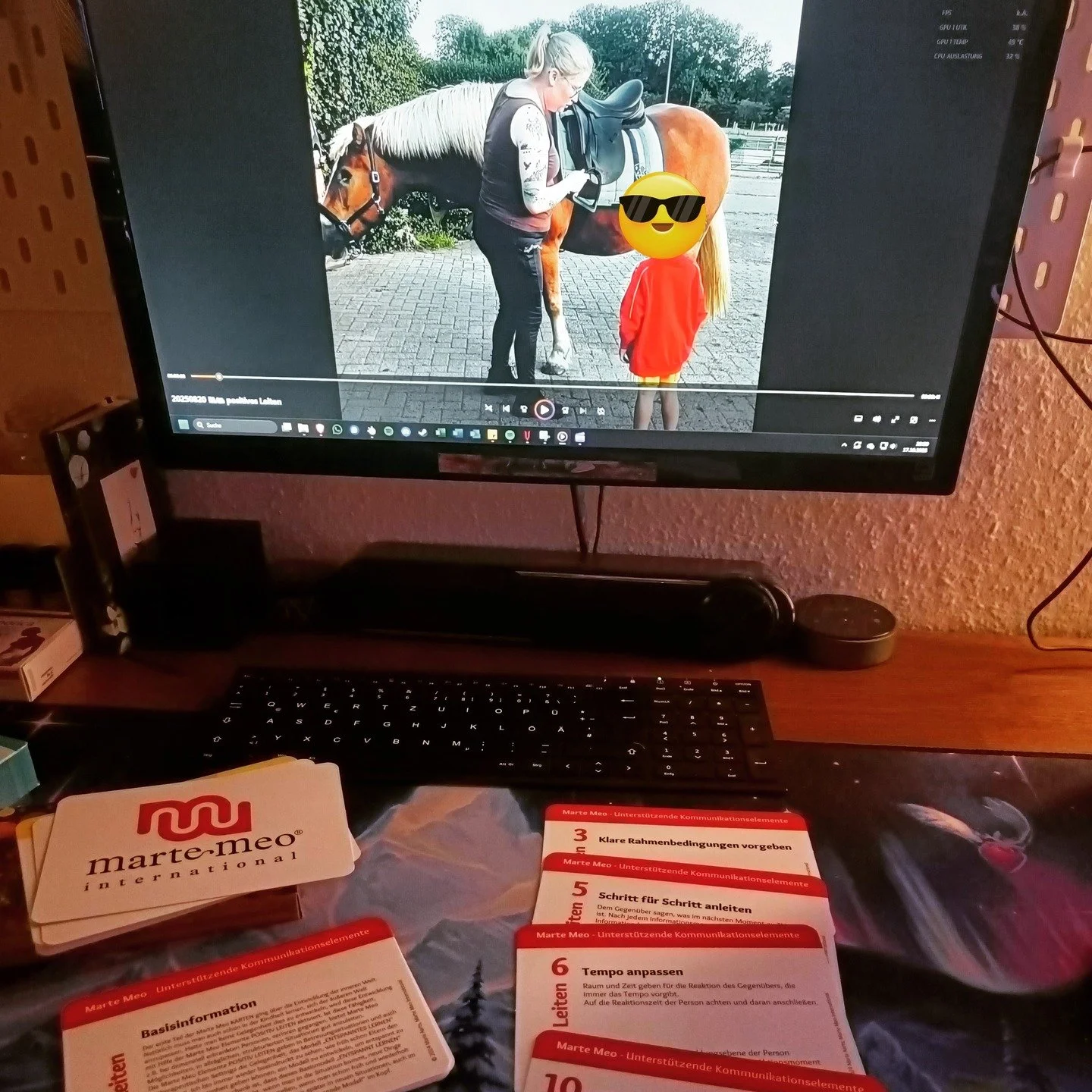 Vorbereitung f&uuml;r morgen ✨

Morgen treffe ich mich mit meiner Marte Meo Supervisorin und wir gehen einmal auf die Reise und schauen uns das Material der letzten Monate an. es gibt also einen kleinen R&uuml;ckblick. Die meisten Videos durfte ich m