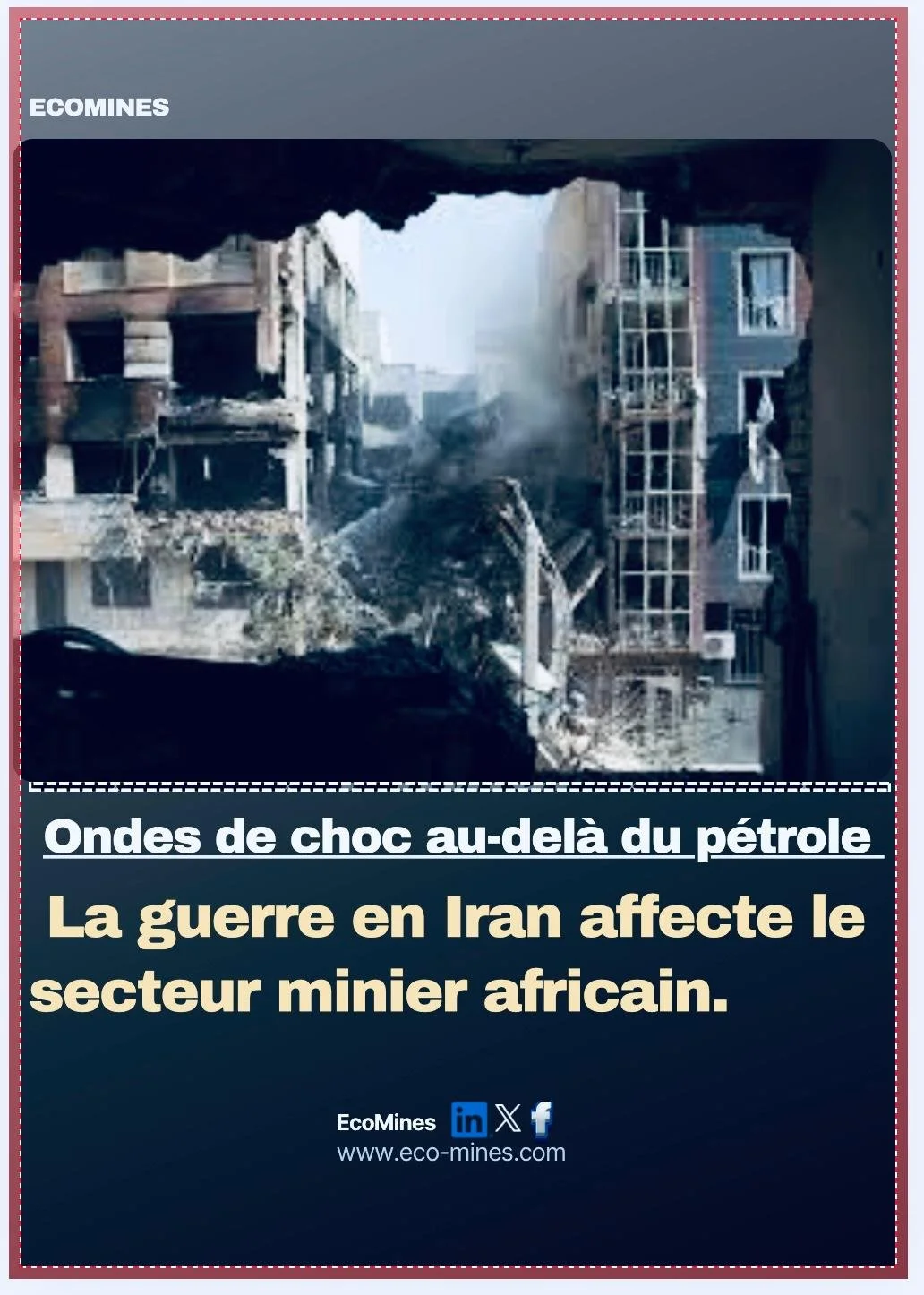 Ondes de choc au-delà du pétrole : Comment la guerre en Iran redessine le secteur minier africain