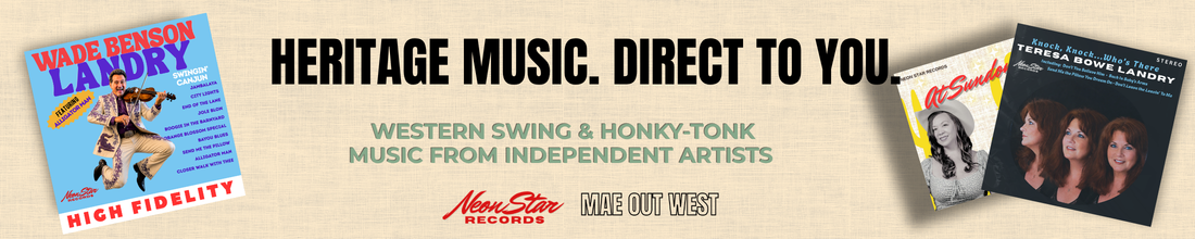 Banner for Wade Benson Landry and Teresa Bowe Landry's digital albums