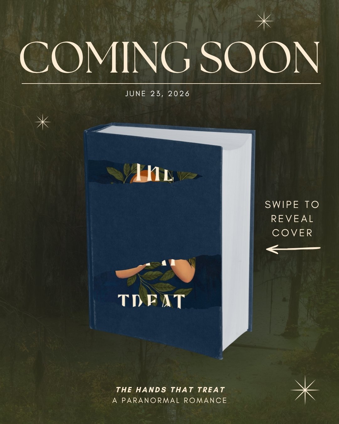 🧿THE HANDS THAT TREAT is a paranormal romance that feels like the cult movie, PRACTICAL MAGIC, but set in a spell-binding, hurricane drunk New Orleans. This spicy, slow-burn romance follows Ophelia Oubre, a magical healer in her 30s, on a journey to