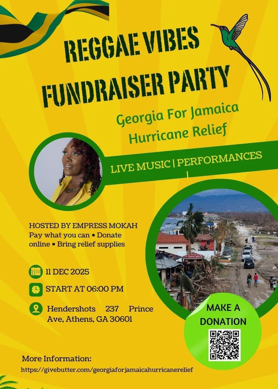 Reggae Vibes Fundraiser: Georgia for Jamaica Hurricane Relief