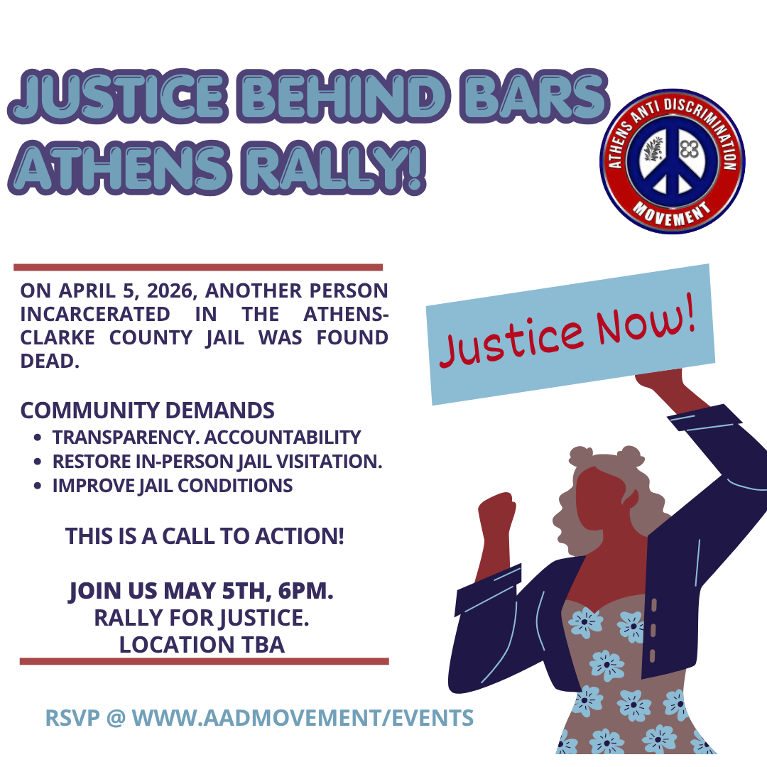 Justice Behind Bars Athens Rally May 5