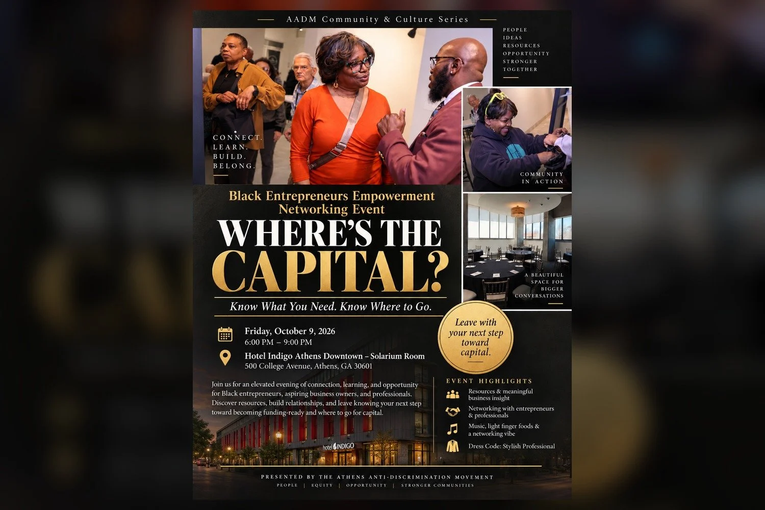 Black Entrepreneurs Empowerment Networking Event: Where’s the Capital?