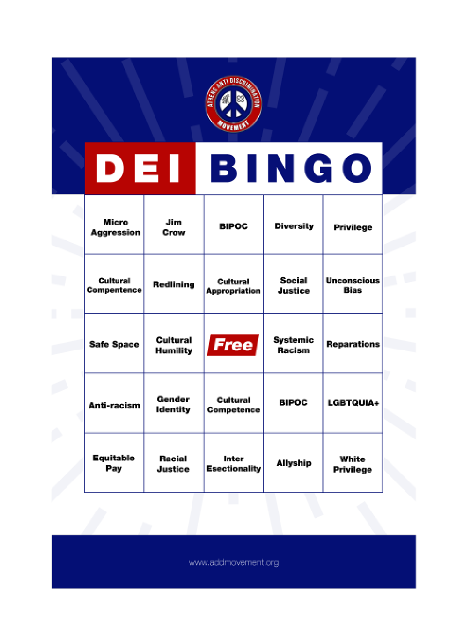 DEI Bingo Game