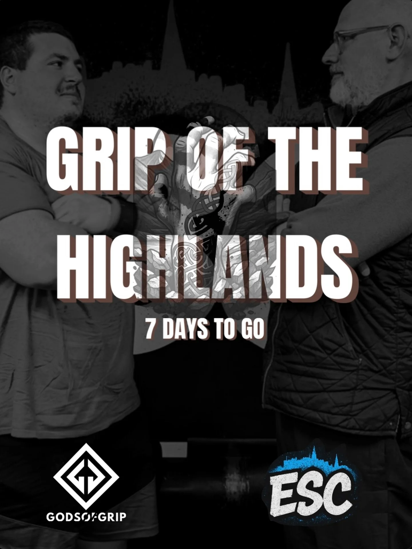 7 DAYS TO GO! 

Very excited to be hosting our first comp in ESC, and the first ever Scottish sanctioned @godsofgrip comp! 

Come watch some big lifts and some possible records get broken! 

📆 Sun 14th December 
⏰ 10am 
📍 151 London Road Edinburgh,