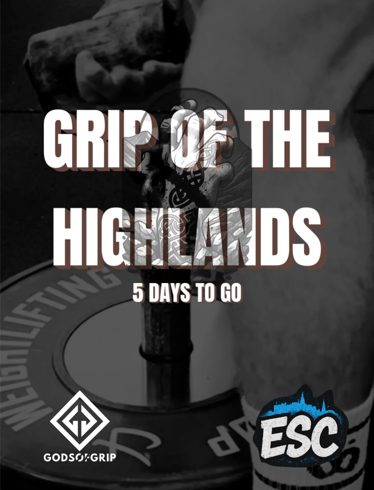 Countdown is on. 
5 DAYS TO GO! 

GRIP OF THE HIGHLANDS COMP

📆 Sun 14th December 
⏰ 10am 
📍 151 London Road Edinburgh, EH7 6AE 
🎟️ free to spectators

#grip #gripstrength #griptraining #godsofgrip