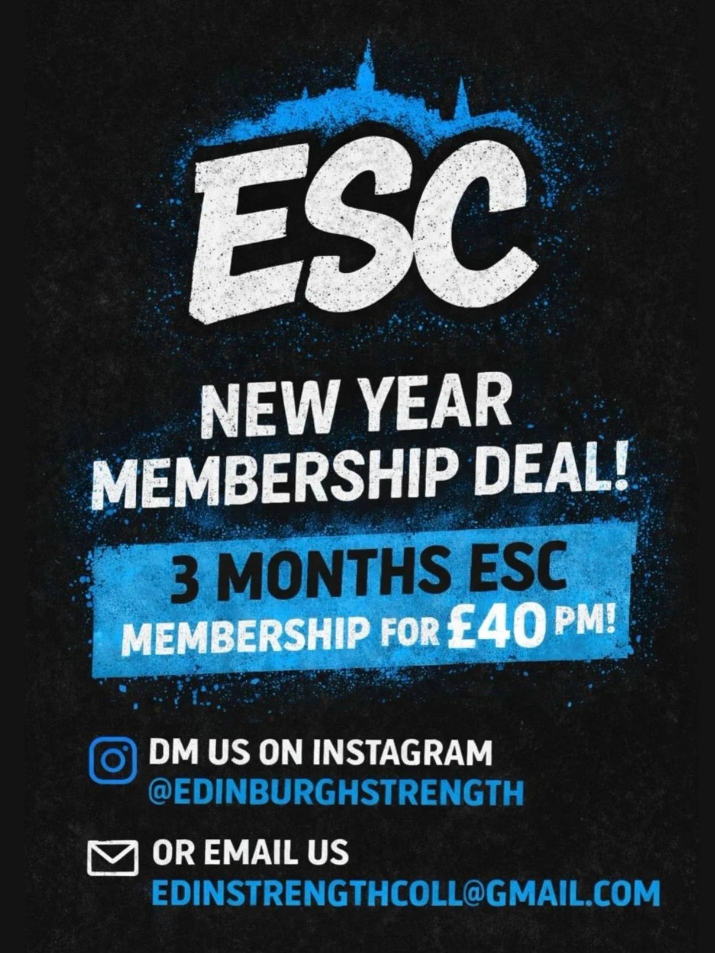 New year, new gym 😁 

We&rsquo;re offering an introductory offer of three months full membership for &pound;40 PCM. 
What could be better than that? 

Join an awesome community, a fully equipped gym, and smash all your 2026 strength goals! 

DM us o