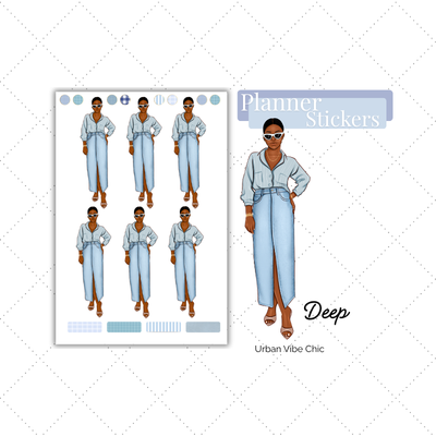 Black Girl Stickers - Simple Vibes