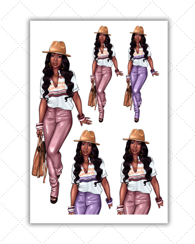 Black Girl Stickers | $3 Tuesdays | Planner Stickers