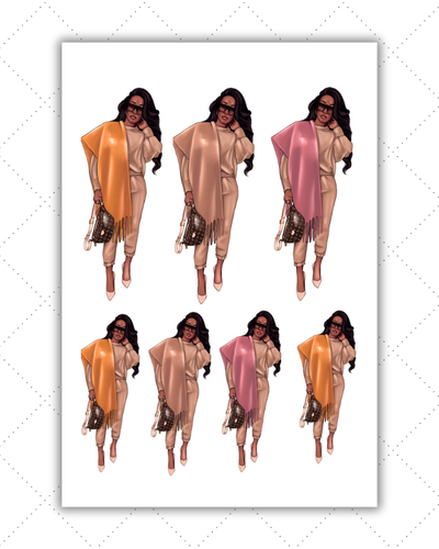 Black Girl Planner Stickers - Black Girl Stickers