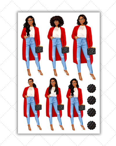 Black Girl Stickers | $3 Tuesdays | Planner Stickers