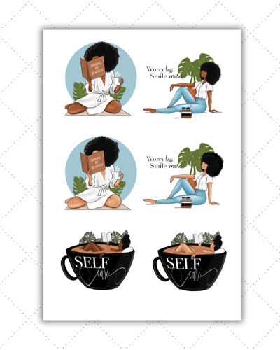 Black Girl Stickers | $3 Tuesdays | Planner Stickers