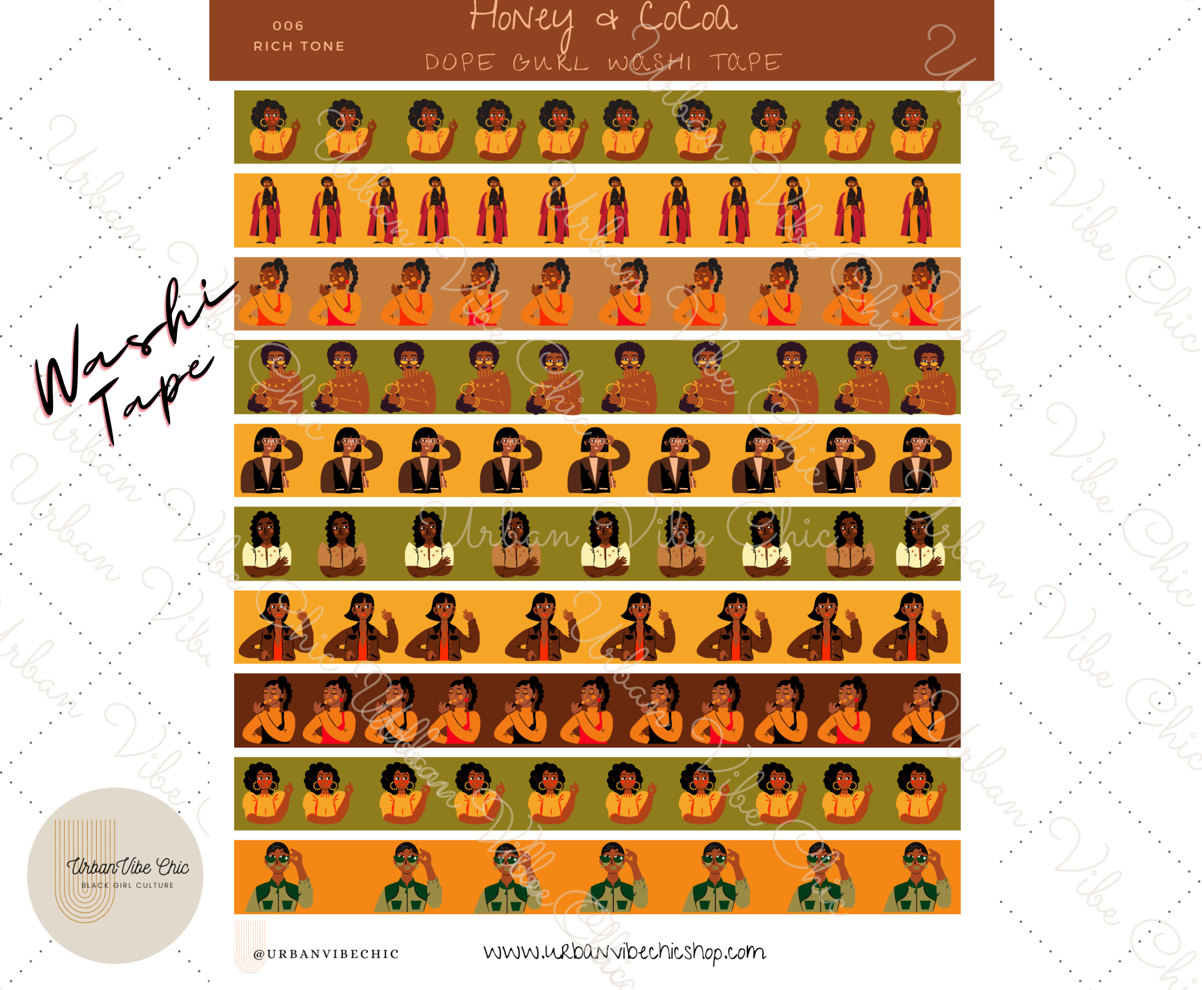 Ready to Ship | Black Girl Planner Stickers | Fast Ship -Matte