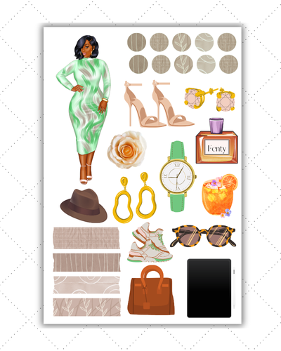 Black Girl Stickers | $3 Tuesdays | Planner Stickers