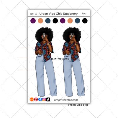 Black Girl Stickers | $3 Tuesdays | Planner Stickers