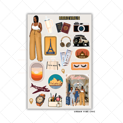 Black Girl Stickers | $3 Tuesdays | Planner Stickers
