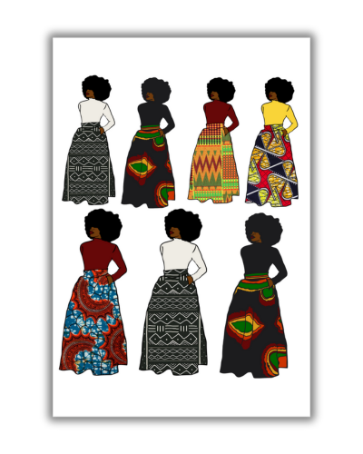 Ready to Ship | Black Girl Planner Stickers | Fast Ship -Clear Glossy