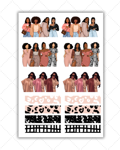 Black Girl Stickers | $3 Tuesdays | Planner Stickers