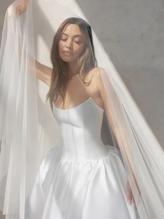 Top trend we&rsquo;re seeing for 2026: drop waist or basque waist

#topbridaltrends #bridaltrends #weddingdressinspo #weddingdress #weddingdressdropwaist #basquewaist #dropwaistweddingdress