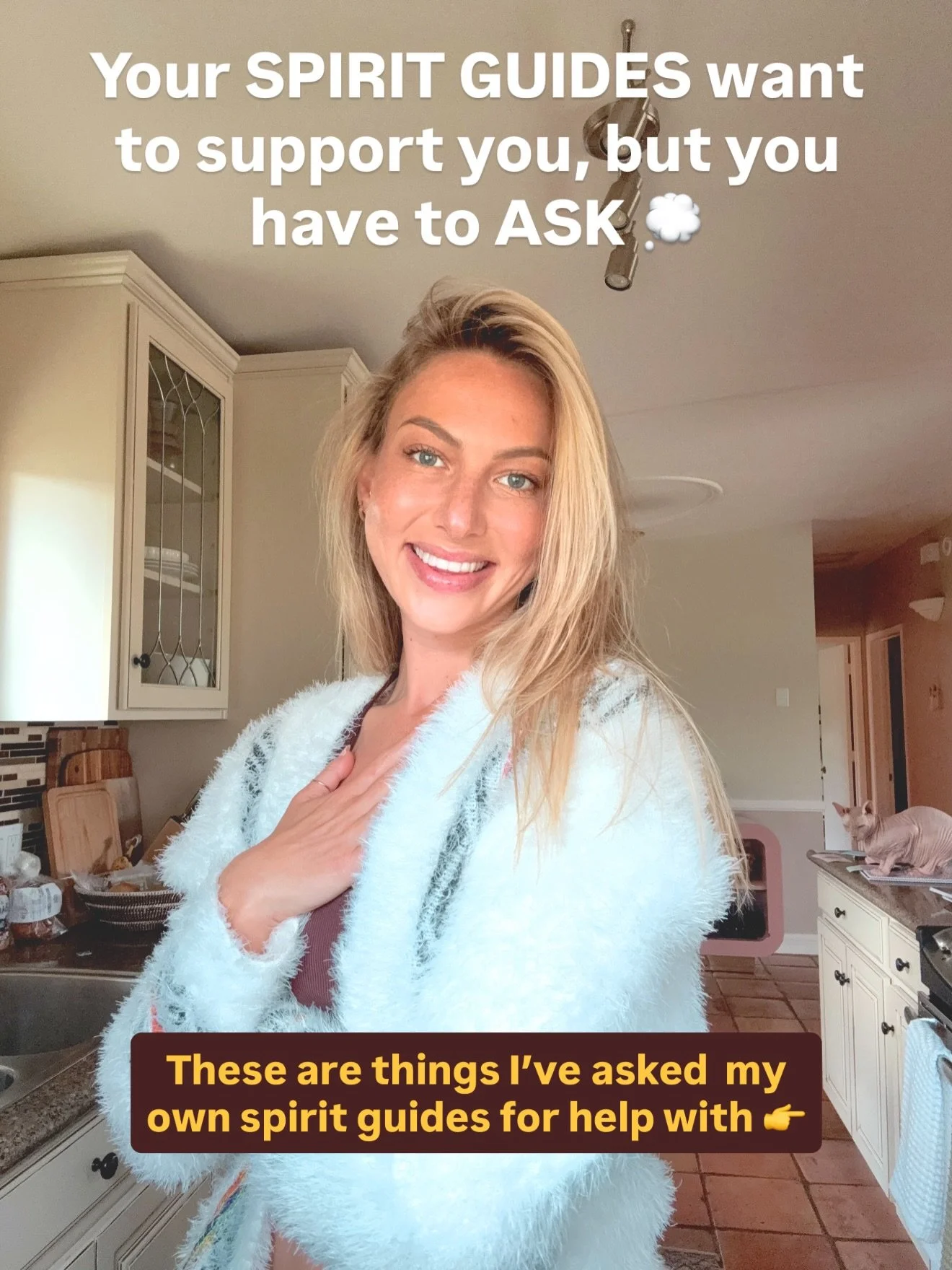 If only you knew how you have an entire spirit team cheering for you, clearing the path for you, and wanting to support you.. you just need to ask 👀

When i started working with my guides, i could finally stop working so hard.

I could feel more rel