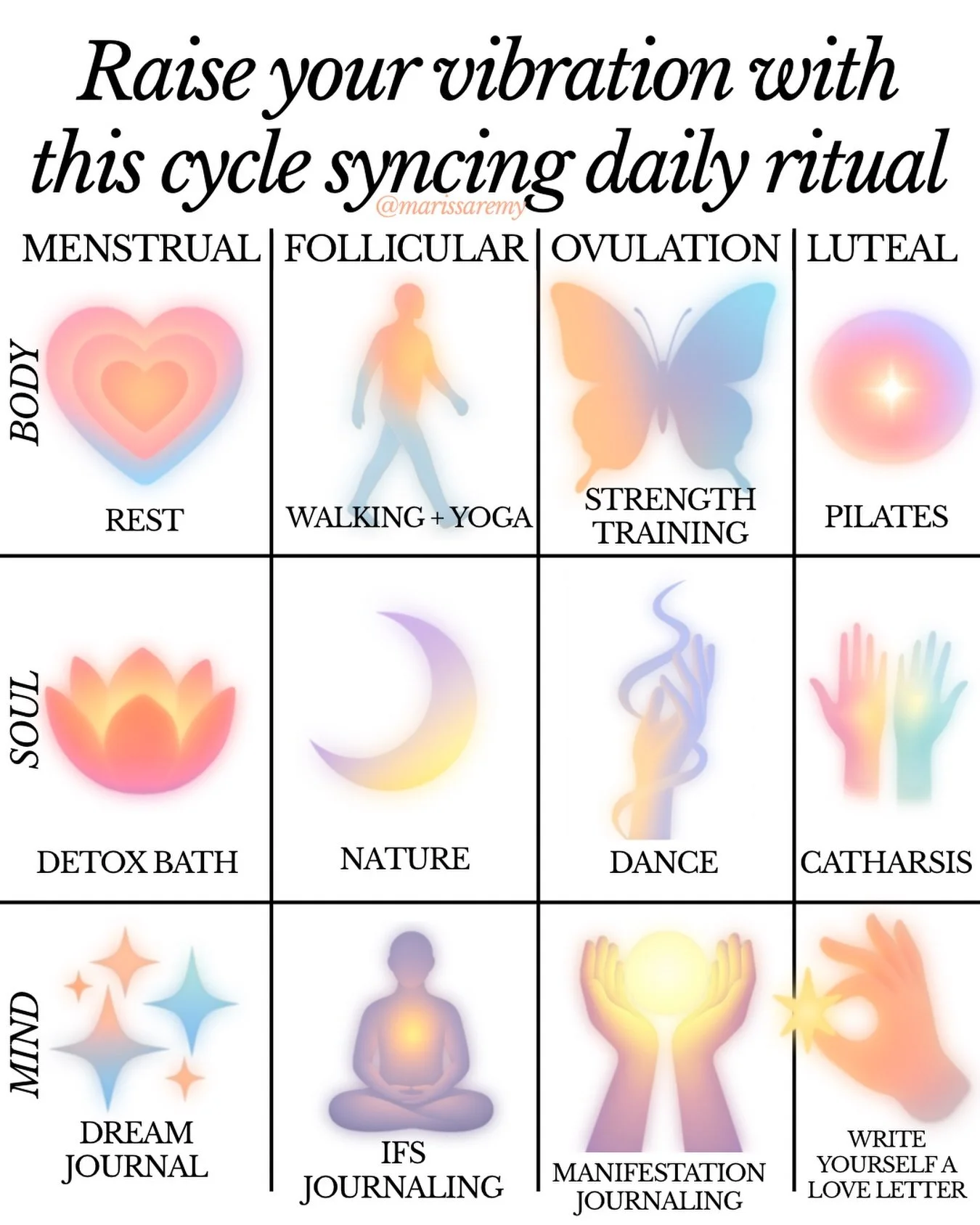 Nobody talks about this&hellip; 

(Save this post 🔐)

The thing that might raise your vibration on one day, could actually be the exact thing that lowers your vibration on another day..

That&rsquo;s because as women, our energy differs from day to 