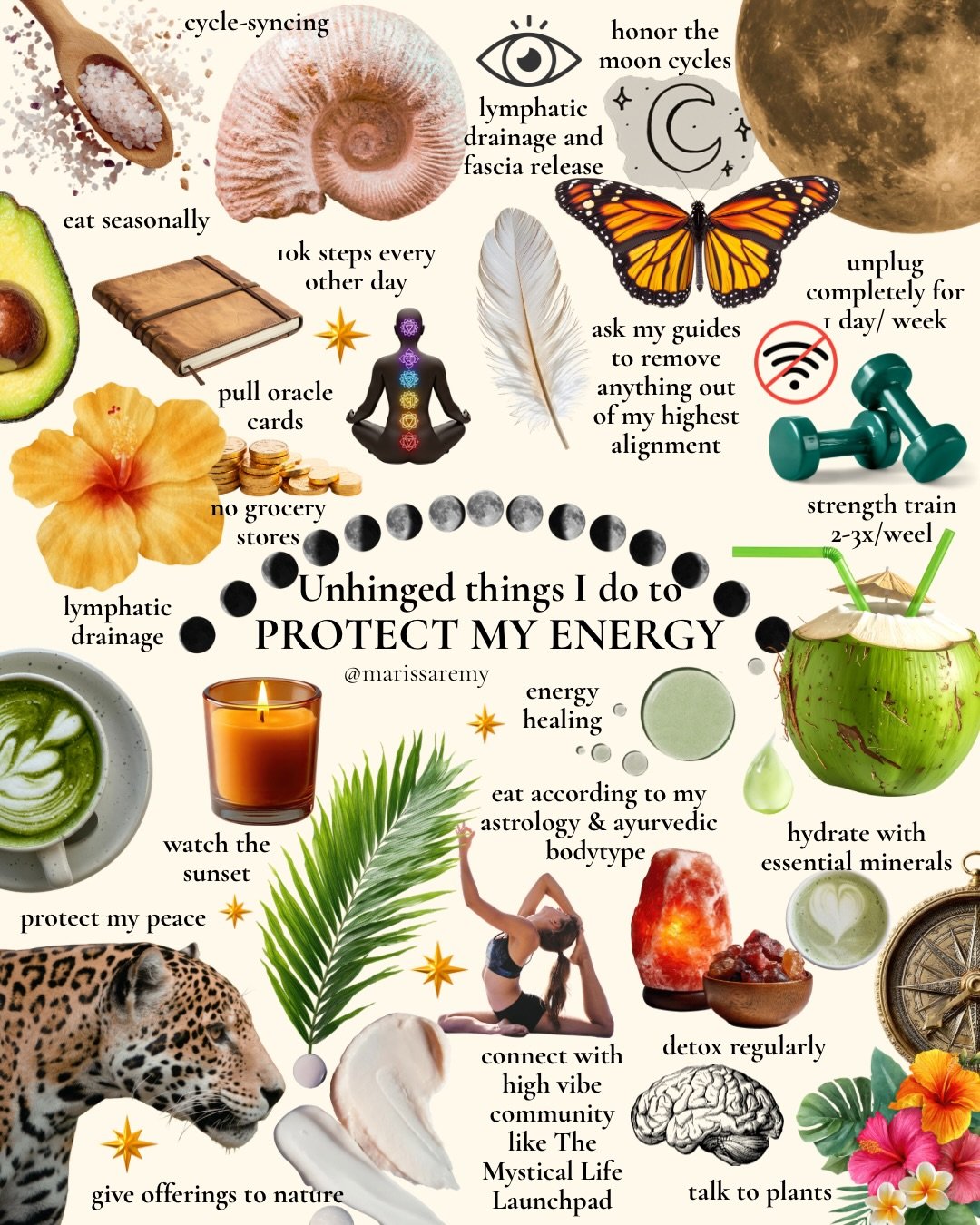 The most common questions i get asked are about how to feel more COMFORTABLE as a solo camper, CONFIDENT achieving your goals, and manifesting your desires.. and the answer is ALWAYS energy protection 👁️

There&rsquo;s 4 key pillars to energy protec