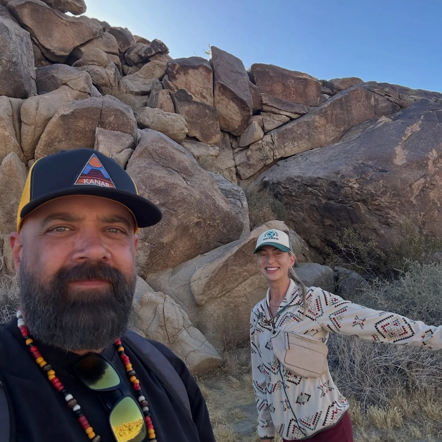 If only the stones could tell stories 👀

Today i got the honor of frolicking around one of my favorite ancient sites with @carlcrusher and we had so much fun interpreting ancient petroglyphs and talking about plasma, star beings, aliens, dragons and
