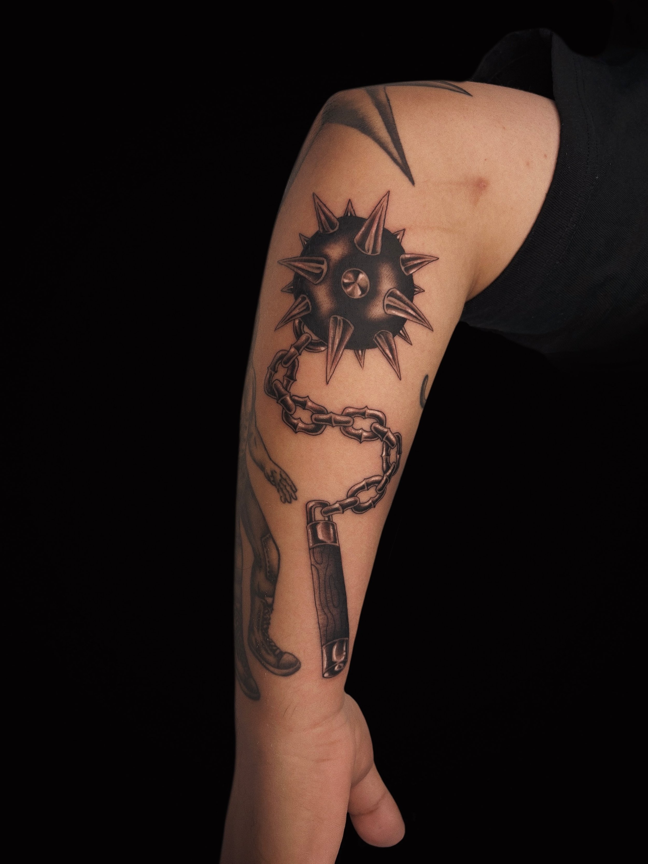&ldquo;My lawyer told me to stop carrying the flail to brunch&rdquo;
DM for Appointments, booking Oct. &amp; Nov.
.
.
.
.
.
.
.
.
#losangelestattoo #longbeachtattoo #orangecountytattoo #lakewood #longbeachart