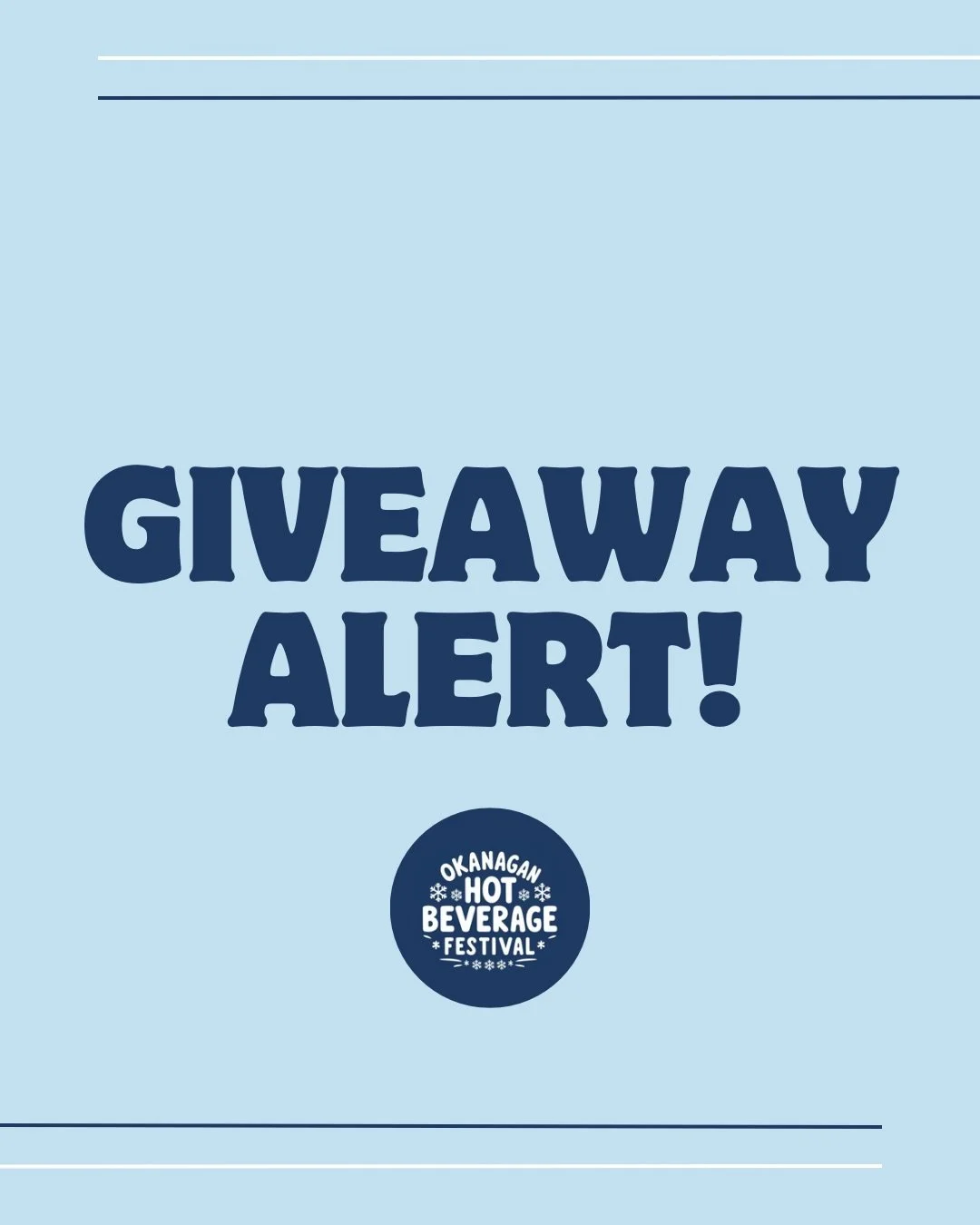 ✨ GIVEAWAY TIME! ✨

To celebrate the first ever Okanagan Hot Beverage Festival, we&rsquo;re giving away a $100 gift card to ANY Okanagan restaurant of your choice! 🍷☕
Enter in 15 seconds:

HOW TO ENTER:
1️⃣ Follow @okanaganhotbeveragefestival 
2️⃣ L