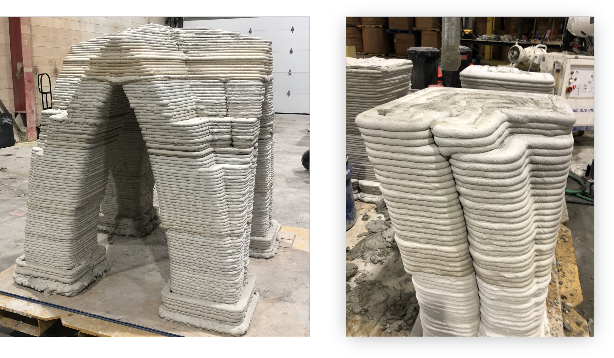 3D Concrete Printed Cross-vault - X-Hab3D + Penn State