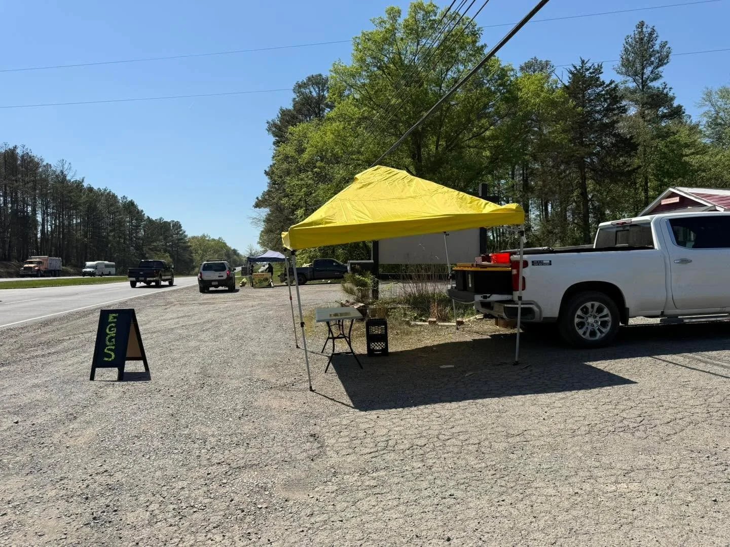 Big news! 🥚🌻

Super NoVa Eggs and Dreamland Family Farm opened a roadside stand at 12816 Lee Hwy in Gainesville!!

This week we will be there Tuesday through Friday from 2-4 PM with fresh pasture-raised eggs. If all goes well, we&rsquo;ll expand to