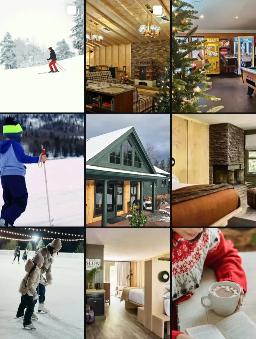 An image of an Instagram gallery of posts