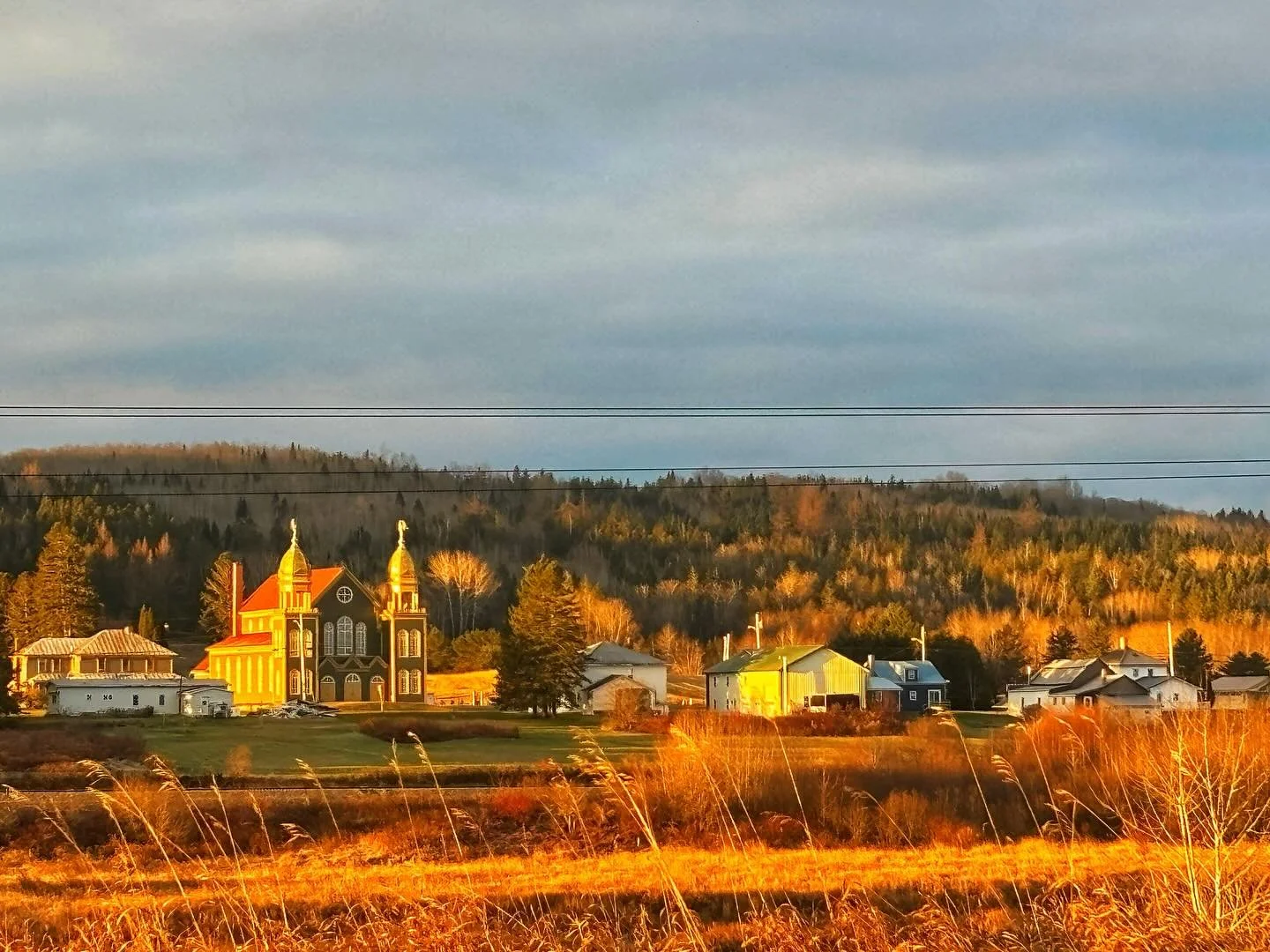 &quot;What does Maine look like from New Brunswick?&quot;

Two views of Aroostook County.