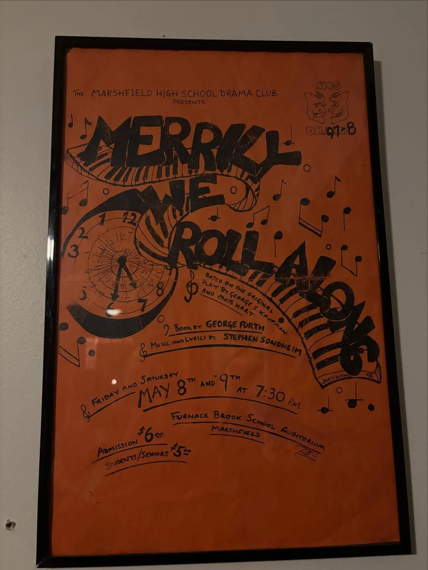 Get ready for all the annoying hipster theatre kids to be even louder about Merrily We Roll Along than anybody was about Wicked.

It's me. I am going to be doing that.

And I have receipts. I student directed it, in 1998. In my high school. Yes, in r