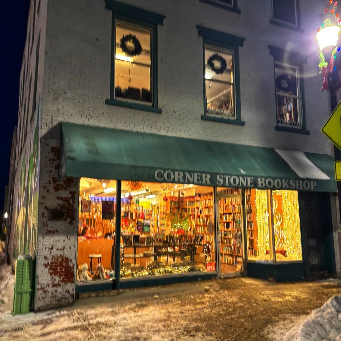 Should you find your nerdy self in Plattsburgh, NY, get yourself to Corner Stone Bookstore. It is a charming treasure trove of used books.￼