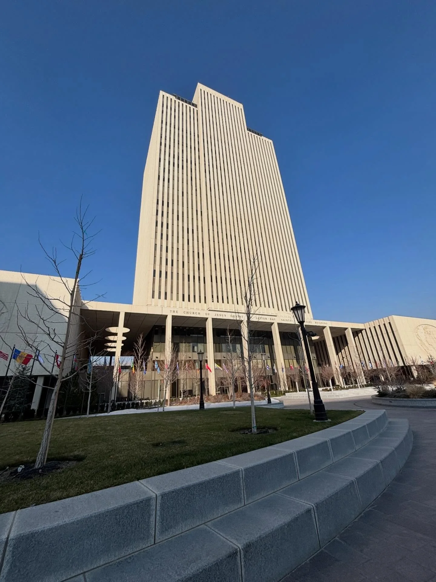 The head offices of the church in which I grew up and the one for which I now work. A bit of a different scale. 🤷&zwj;♂️