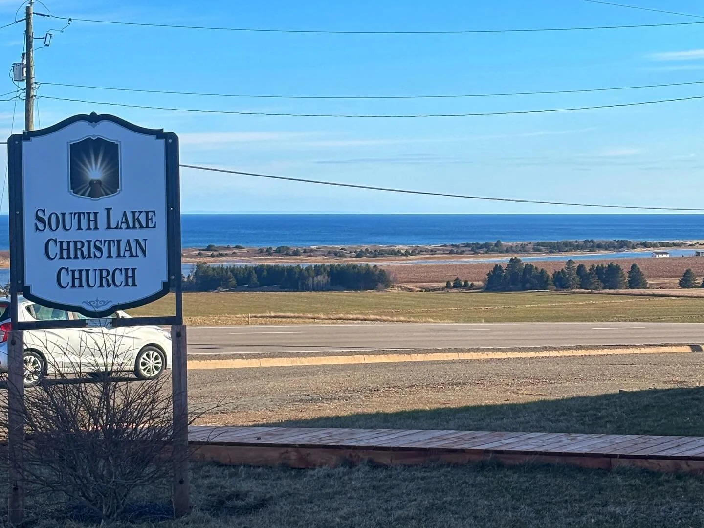 Thou shalt not covet the view from thy neighbours' church parking lot, but in this case I would understand.