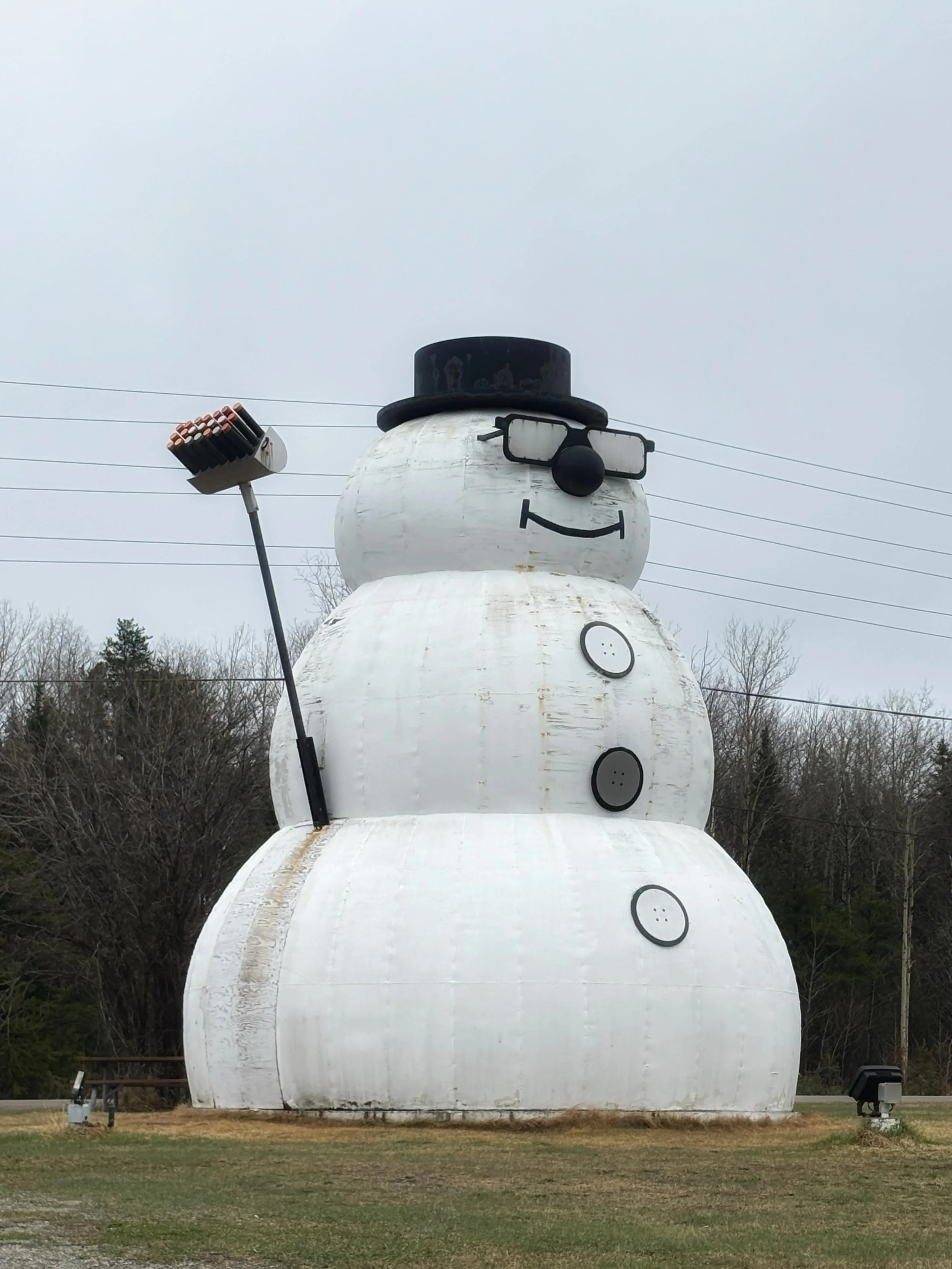 I will never be as cool as the Beardmore snowman