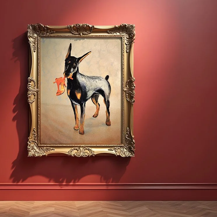 Bad Dog 48"x65"