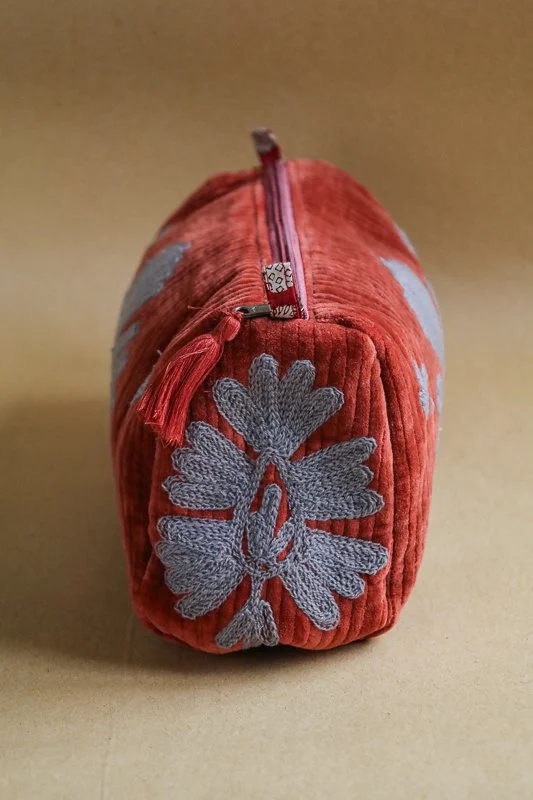 Pouch Jaipur Velvet Coper