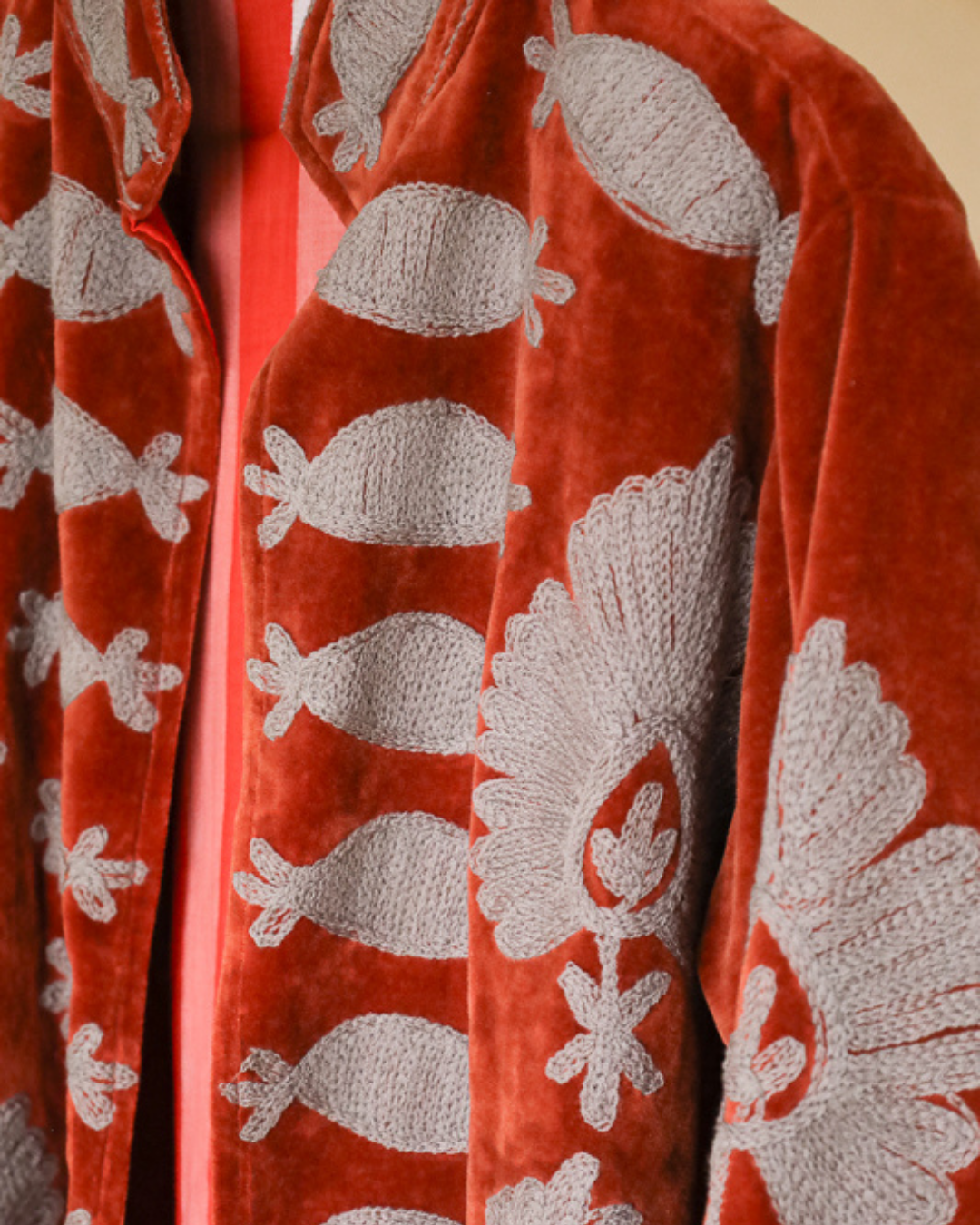 Saco Jaipur Velvet Coper