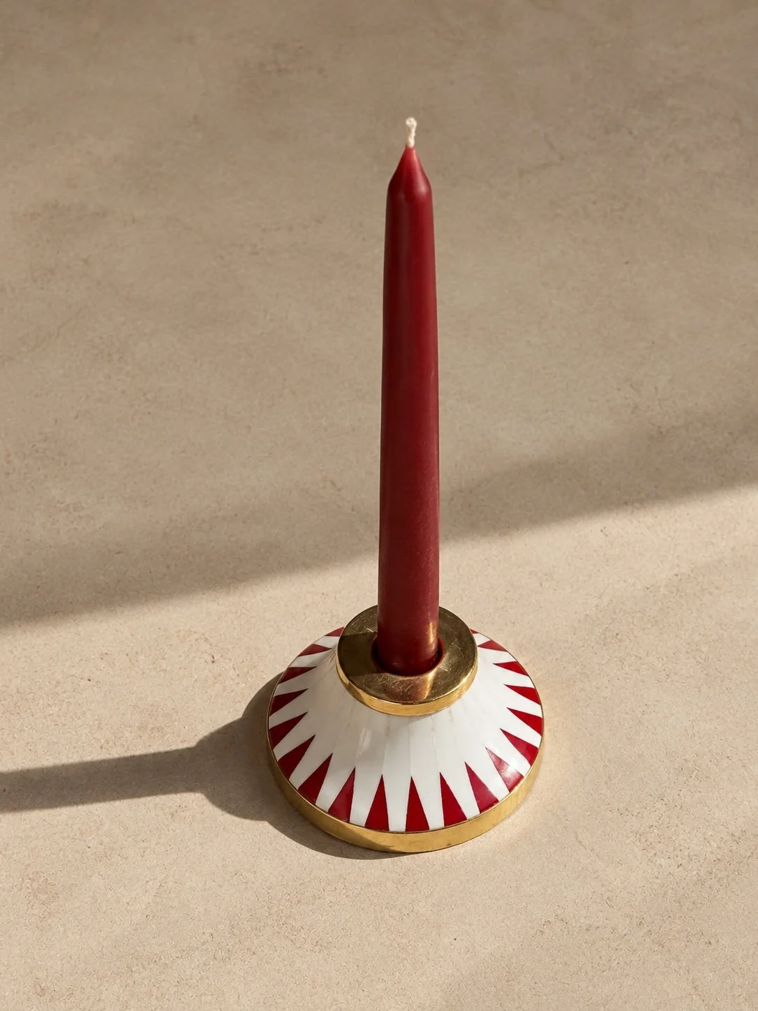 Porta velas Tangier Bordeaux