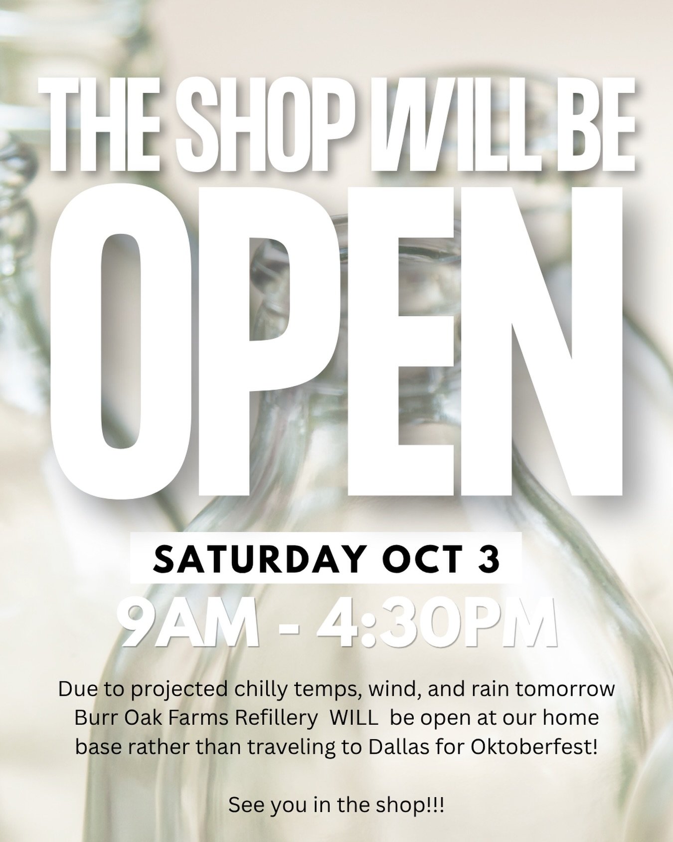 We have decided (a little late tonight) to withdraw from the Oktoberfest market and open up at the shop (and extend our hours for tomorrow only. 

See you in the shop ❤️🌿🫧